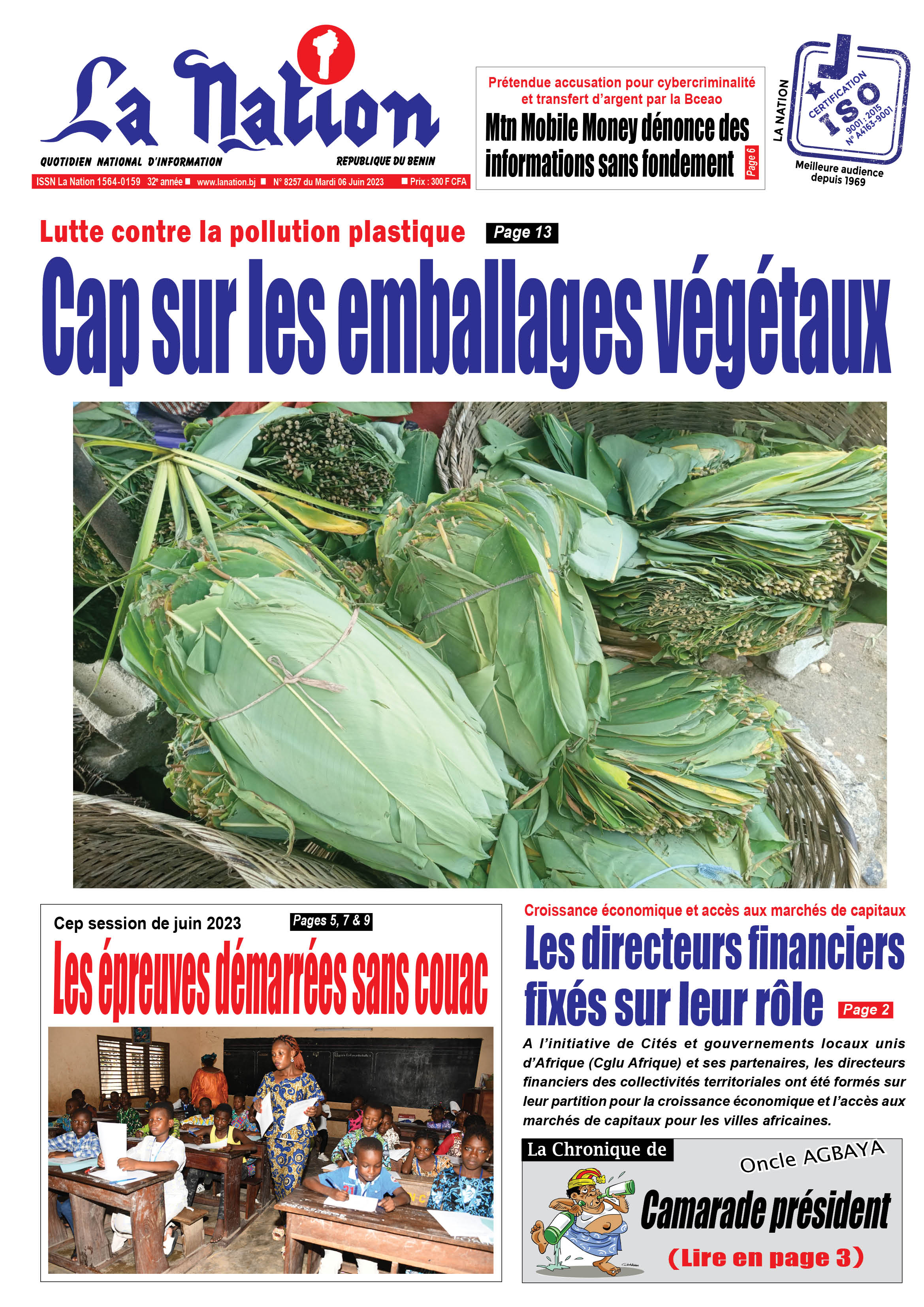 Quotidien ''La Nation'' du 06 Juin 2023