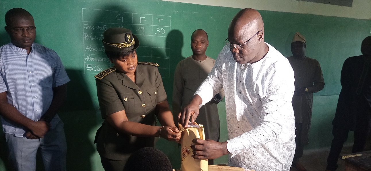 Le préfet de l’Atacora à la tête d’une forte délégation,  a lancé les épreuves écrites