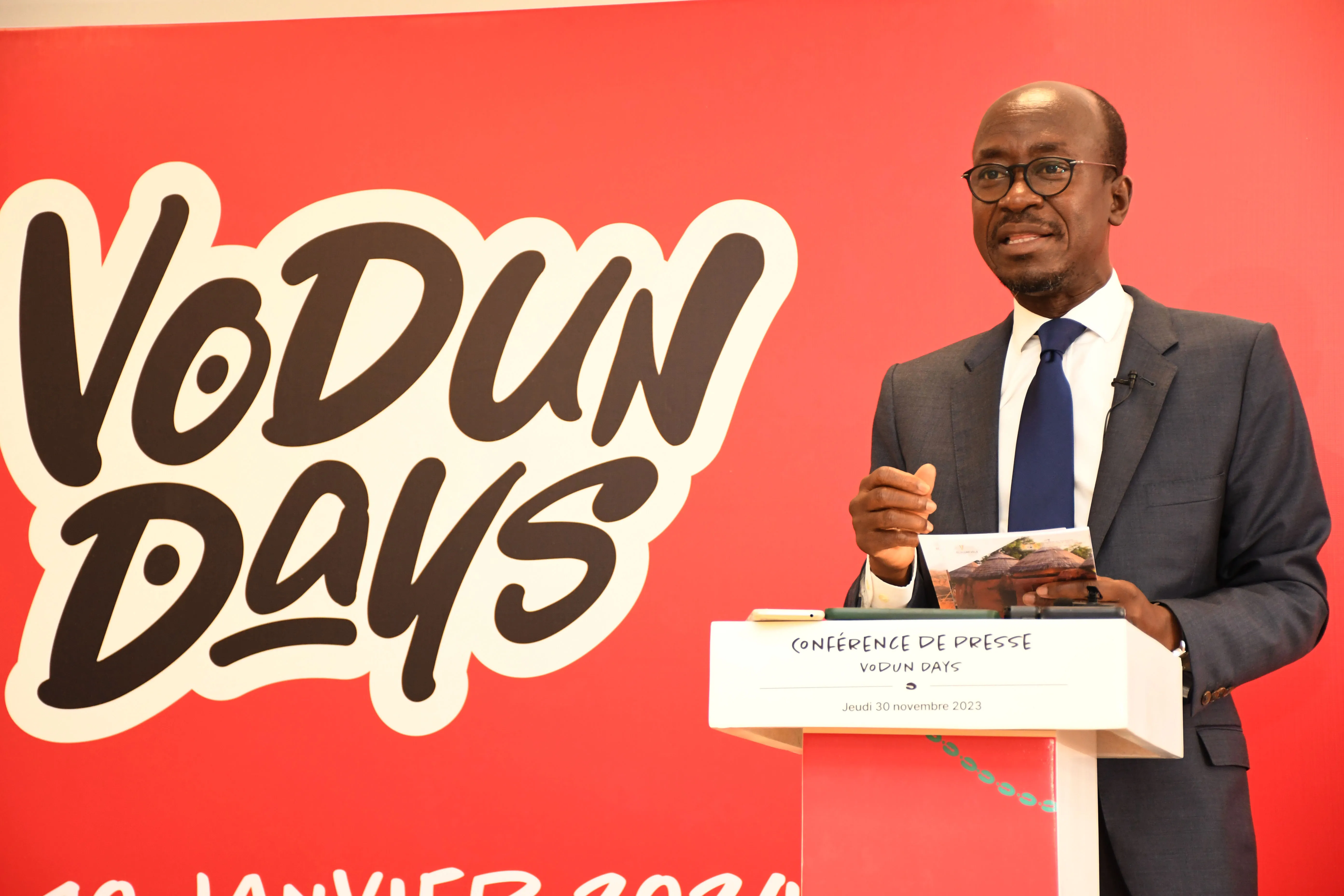 Jean Michel Abimbola, ministre en charge de la Culture et des ArtsPh