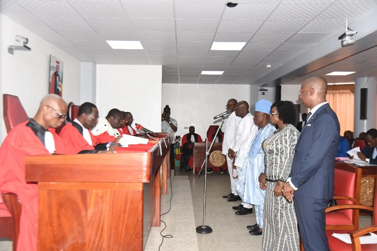 Les membres de l' Apdp ont prêté serment devant la Cour suprême