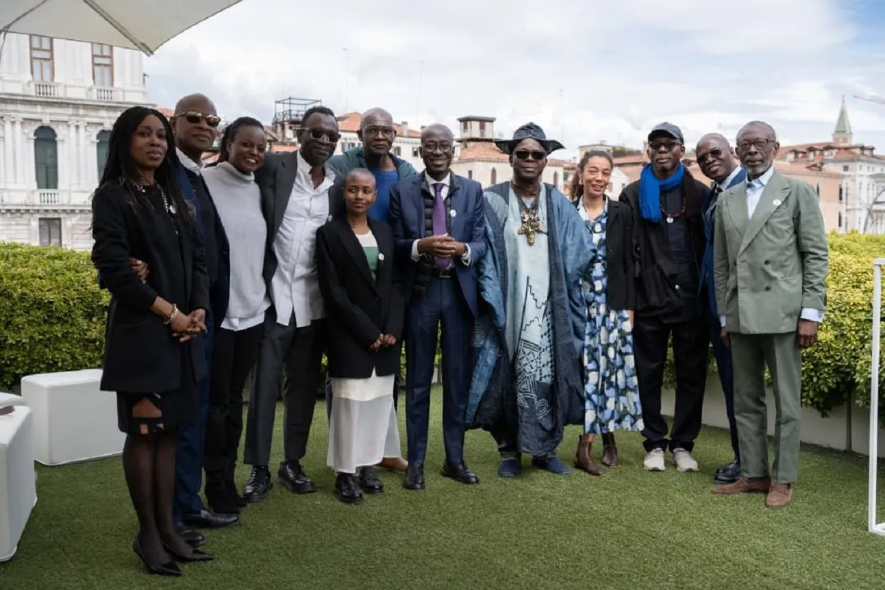 La délégation béninoise à la Biennale de Venise