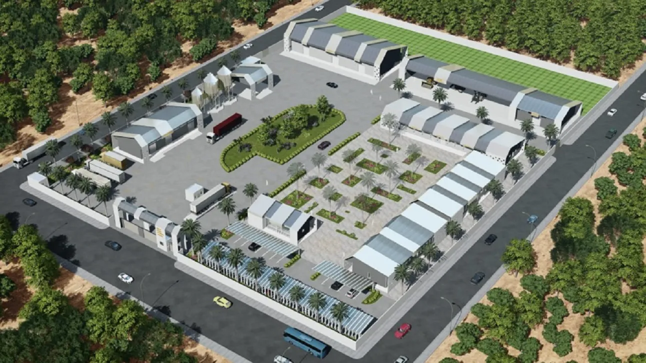 Projection architecturale de l’unité et de ses infrastructures connexes