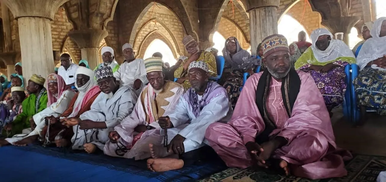 Les imams présents à la cérémonie à Parakou
