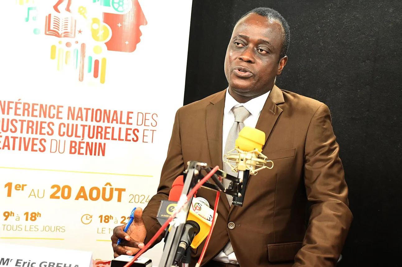 Eric Gbèha, président du comité d’organisation de la conférence nationale des industries culturelles et créatives