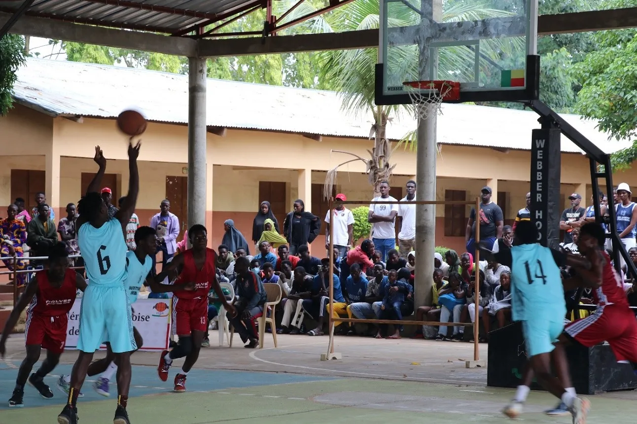 Une phase de jeu de l’une des finales âprement disputées