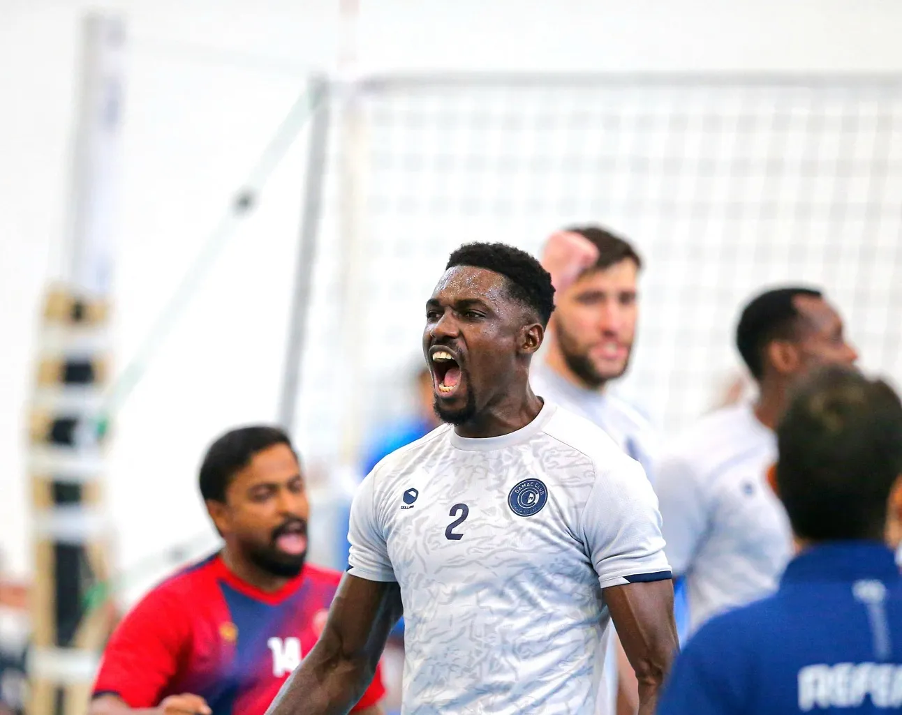 L’international béninois Daouda Yacoubou, très engagé