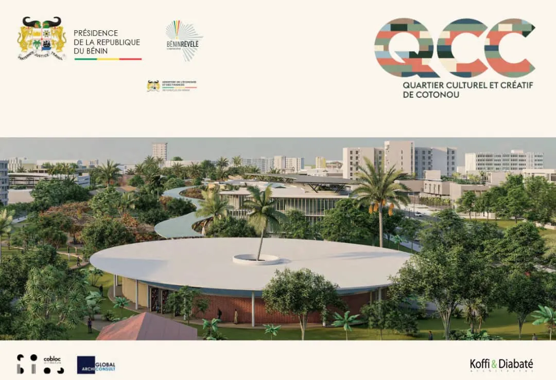 Vue partielle de la maquette du Quartier culturel et créatif