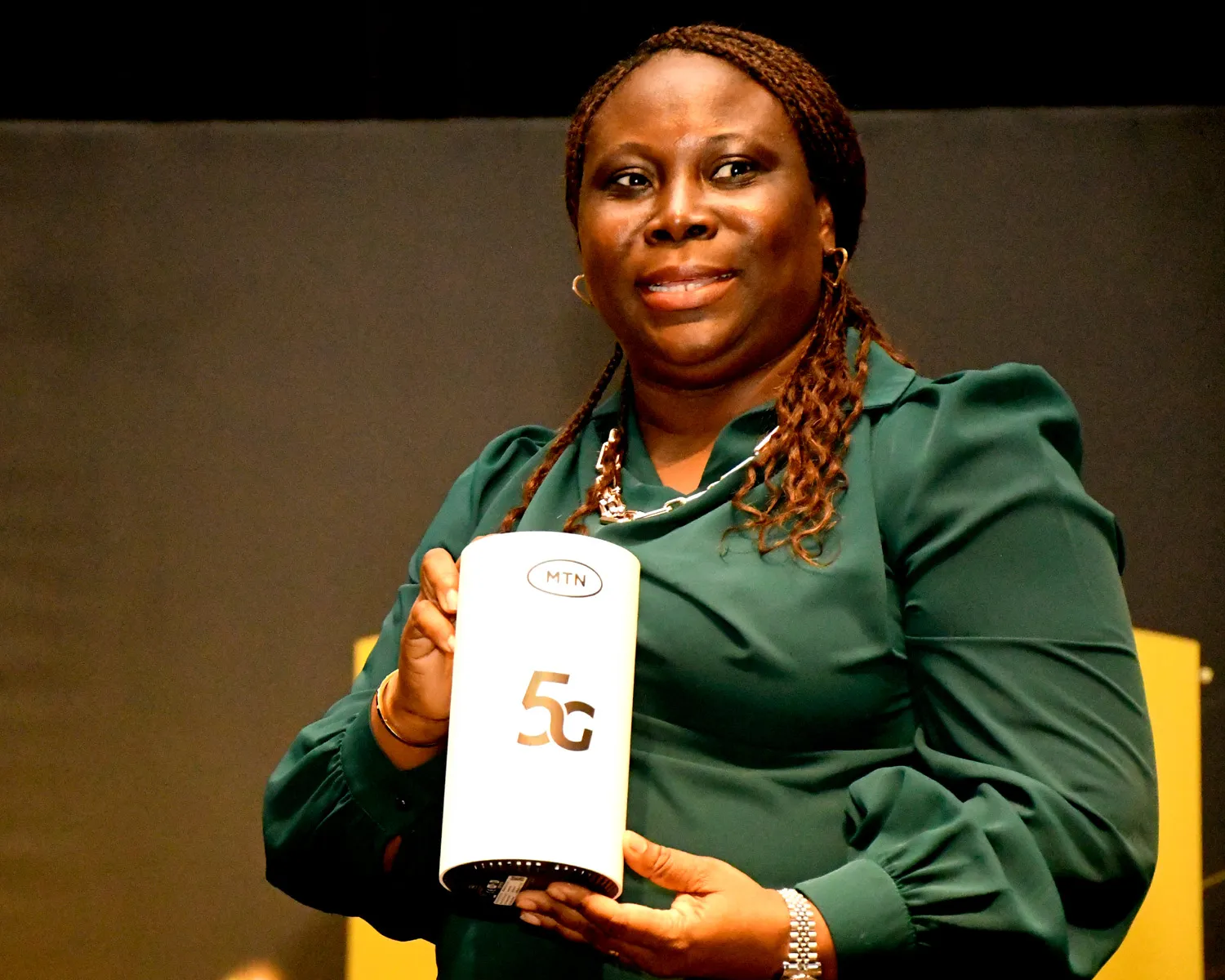 Le routeur 5G de MTN Bénin présenté au public