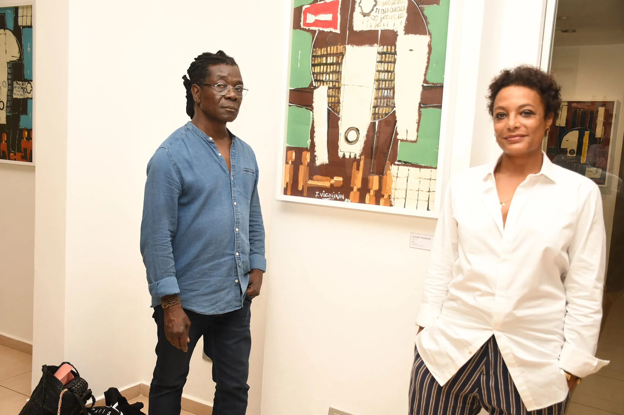 Julien Vignikin et Béatrice Dossou-Yovo