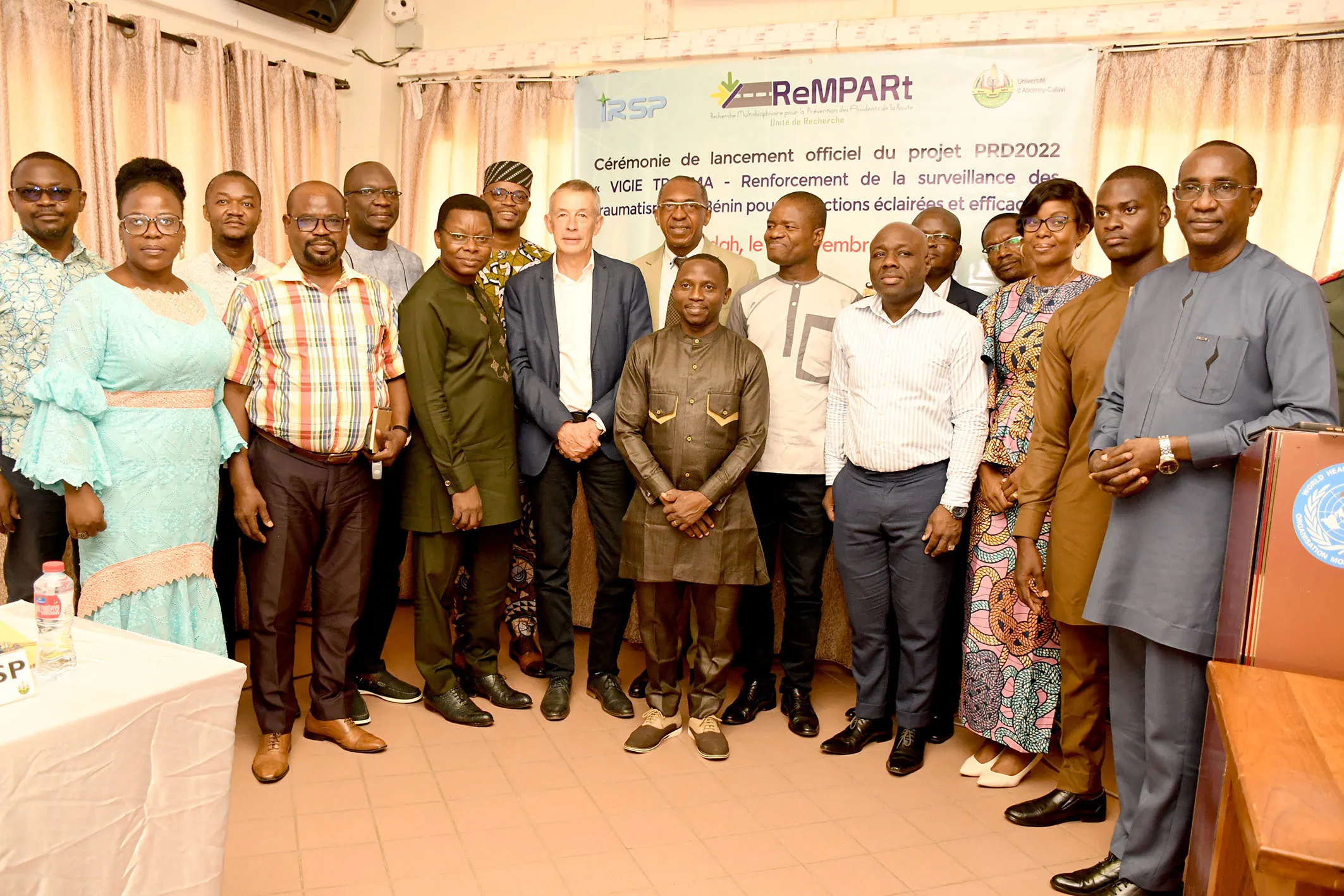 « VIGIE TRAUMA » permettra également de renforcer les compétences des acteurs impliqués dans le projet