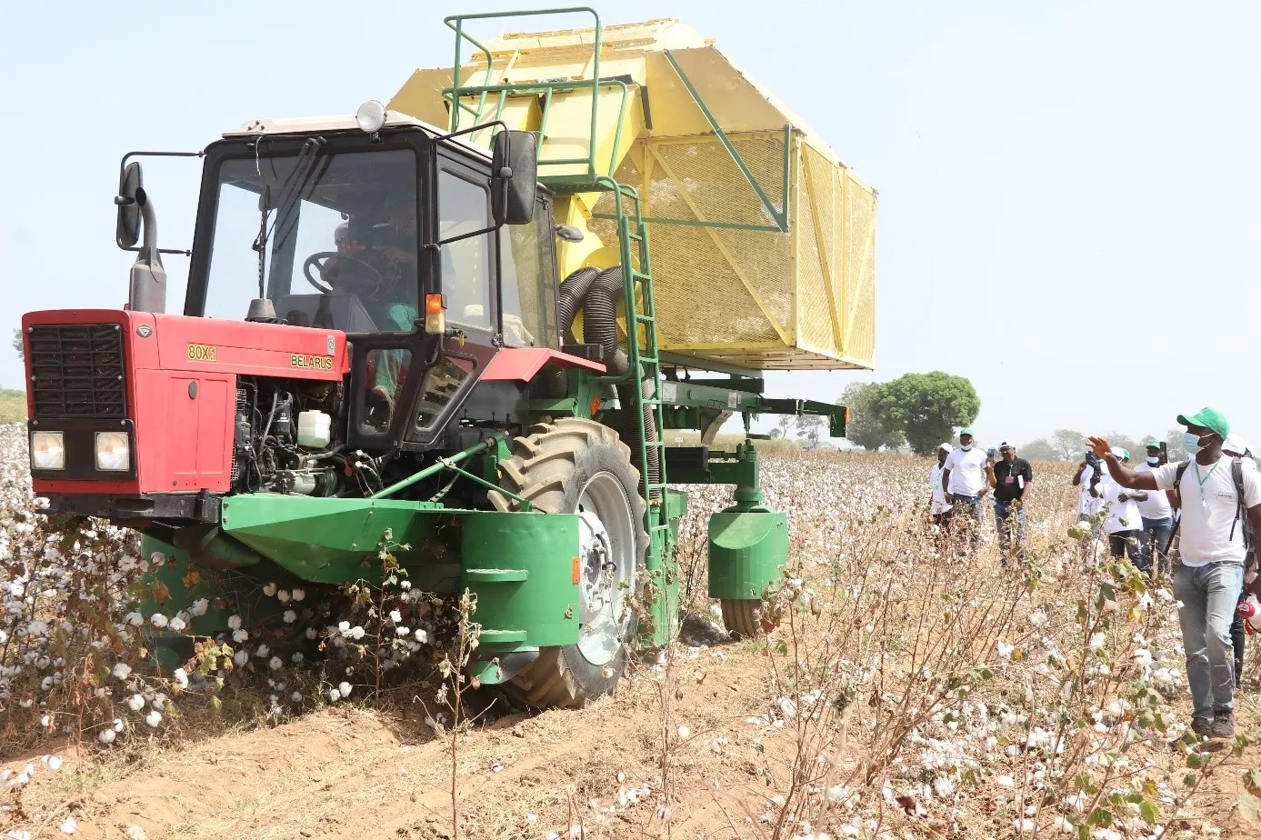 Une des nombreuses machines qui font la fierté  du site de l’Okpara