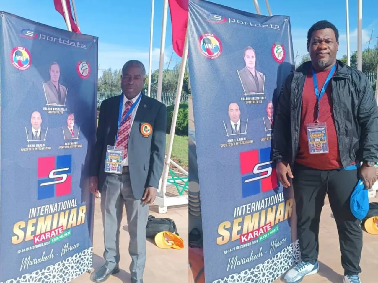 René Patrick N’vèkounou et Martinien Aditi ont participé au séminaire international d’arbitrage et de technique Kumité