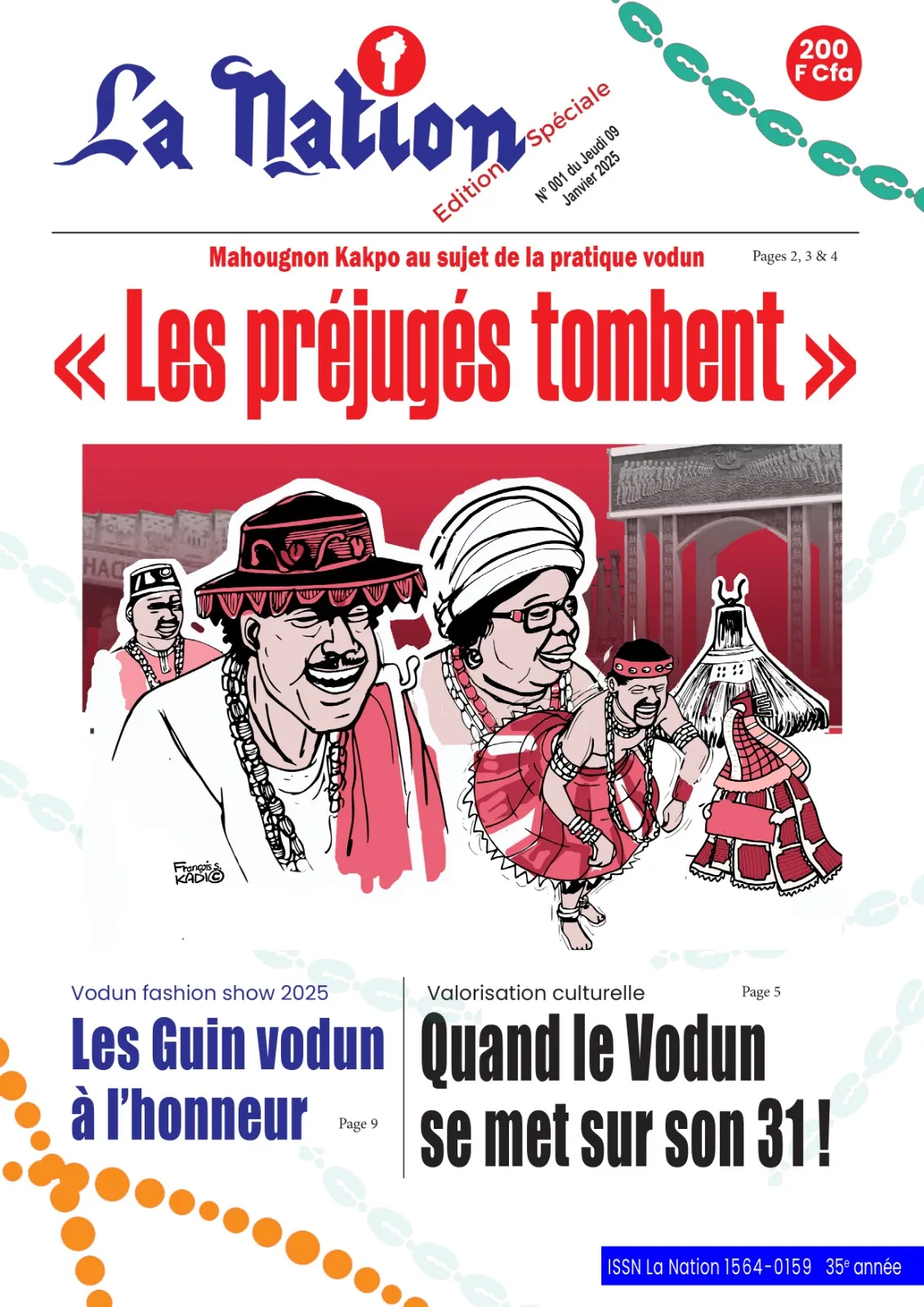 Edition spéciale du quotidien ''La Nation'' du jeudi 09 Janvier 2025