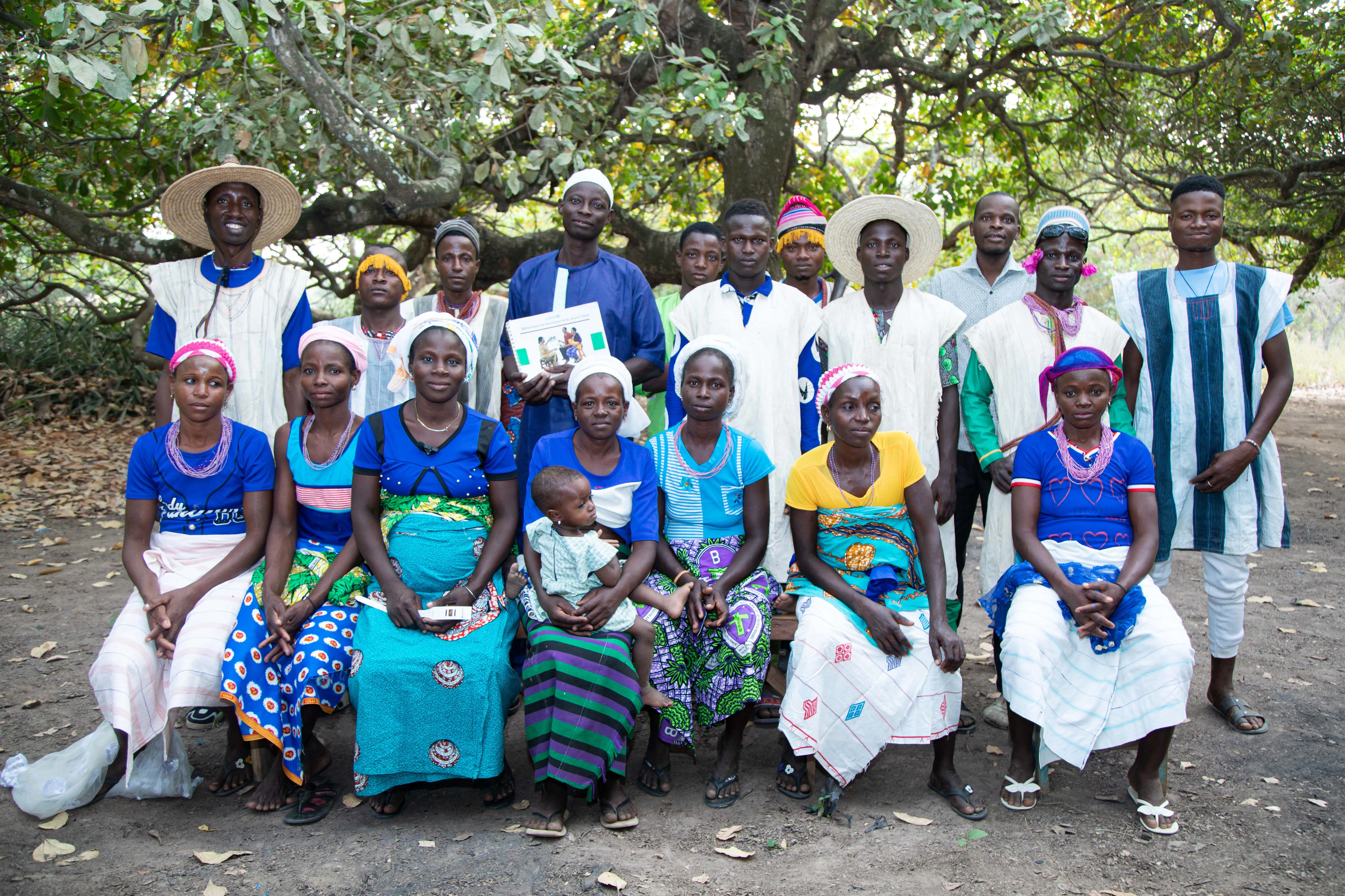 Hommes et femmes forment une seule chair à Koukiri pour la nutrition infantile