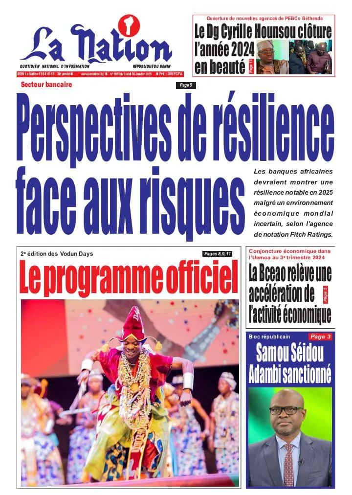 Quotidien ''La Nation'' du 06 Janvier 2025