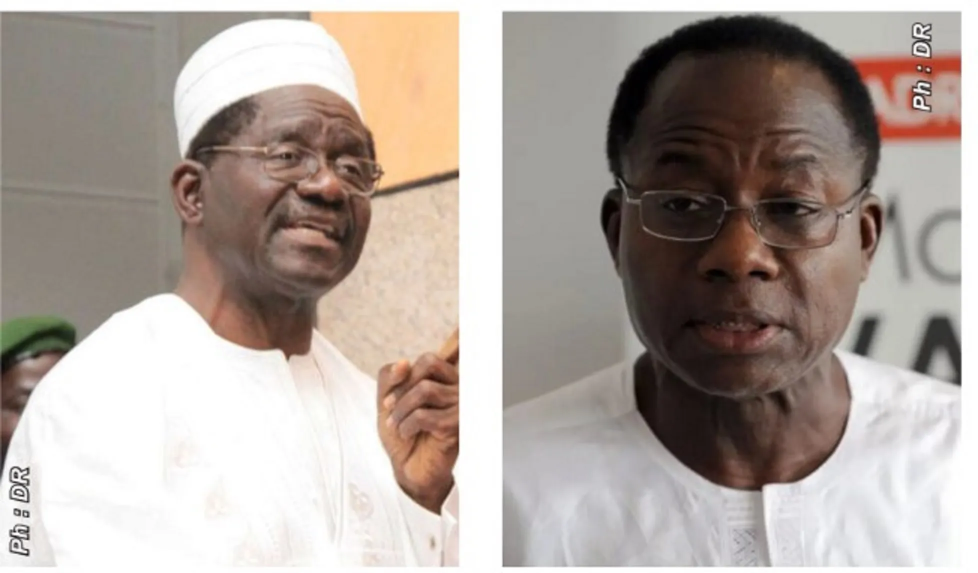 Bruno Amoussou et Me Adrien Houngbédji