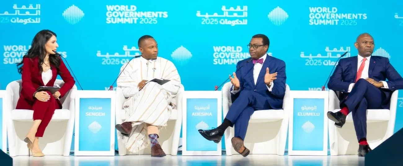 Les panélistes lors de la table ronde au Sommet mondial des gouvernements