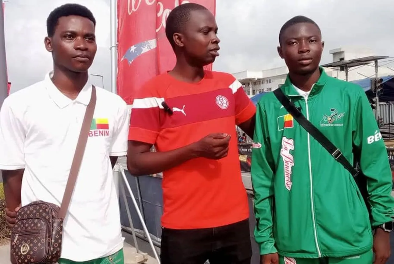 Charbel Gandaho et Glorad Saizonou