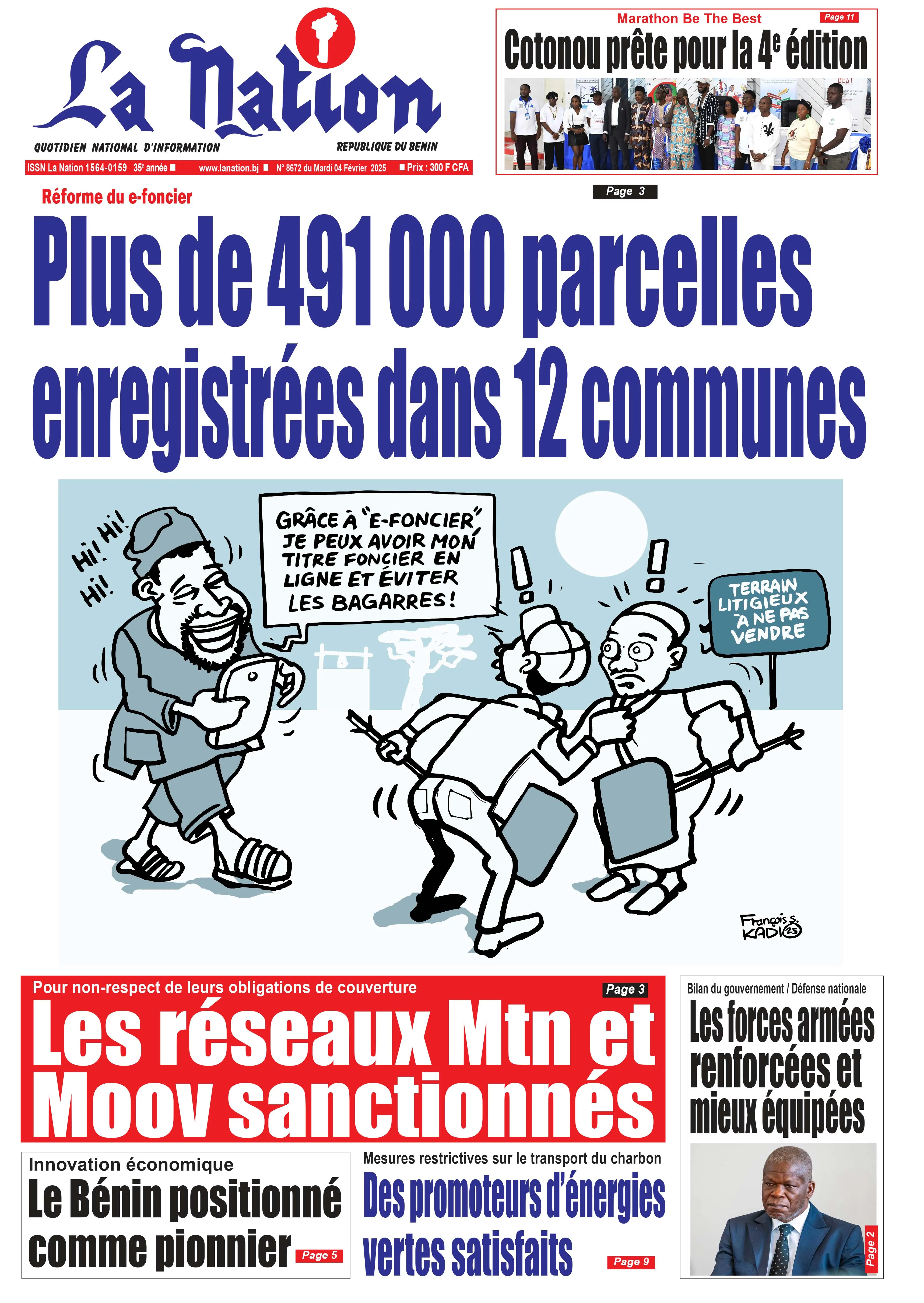 Quotidien ''La Nation'' du 04 Février 2025