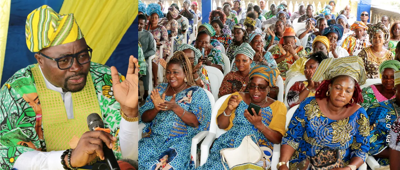 Maurice Tchibozo rappelle que le parti Moele-Bénin accorde une place de choix  à la femme dans ses activités