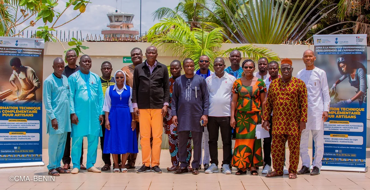 Renforcer les capacités des artisans béninois par des  formations techniques et complémentaires