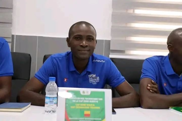 L’un des participants béninois à la formation sur l'utilisation de la Var