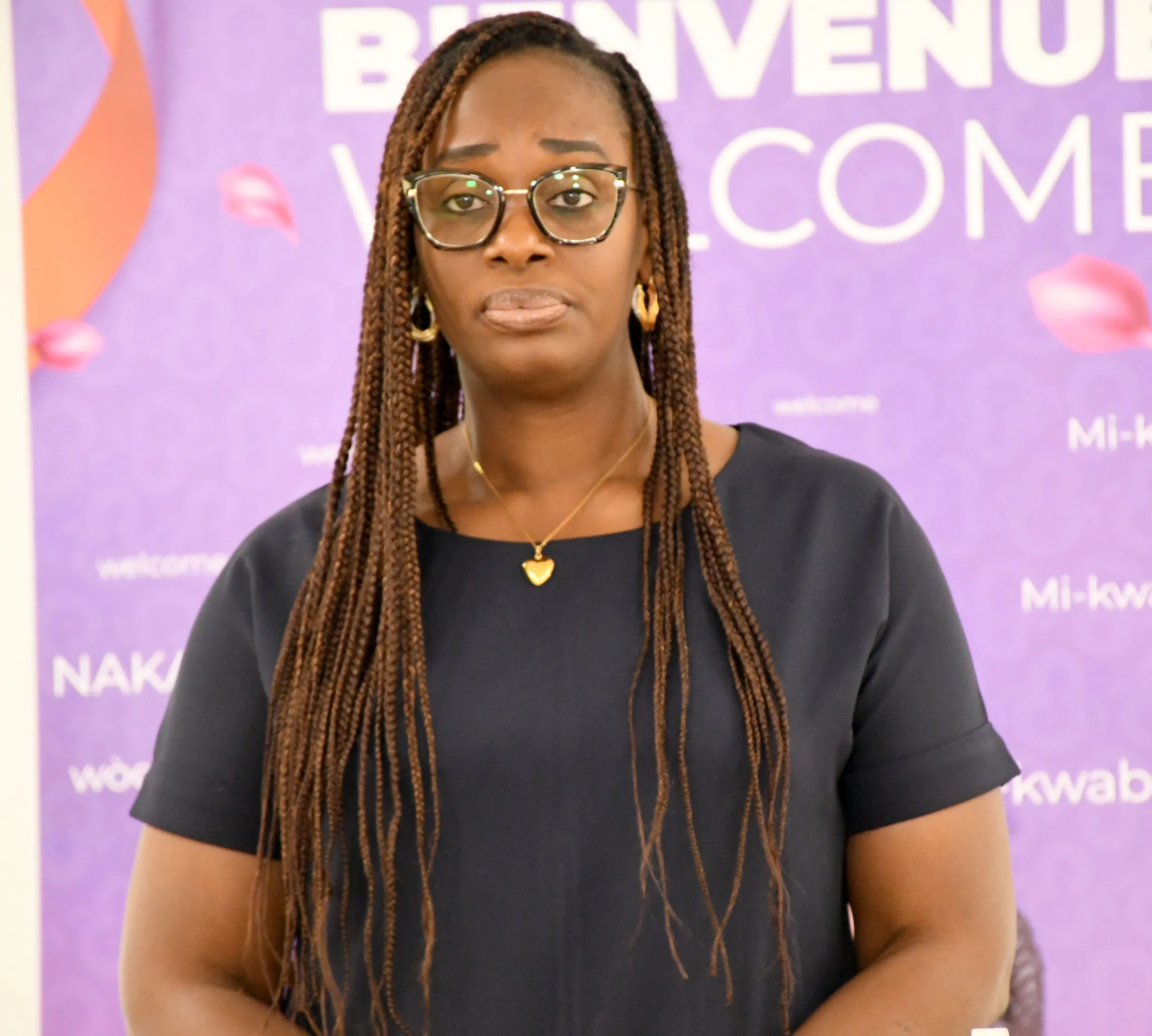 La secrétaire exécutive de l’Institut national de la Femme  lors de son intervention