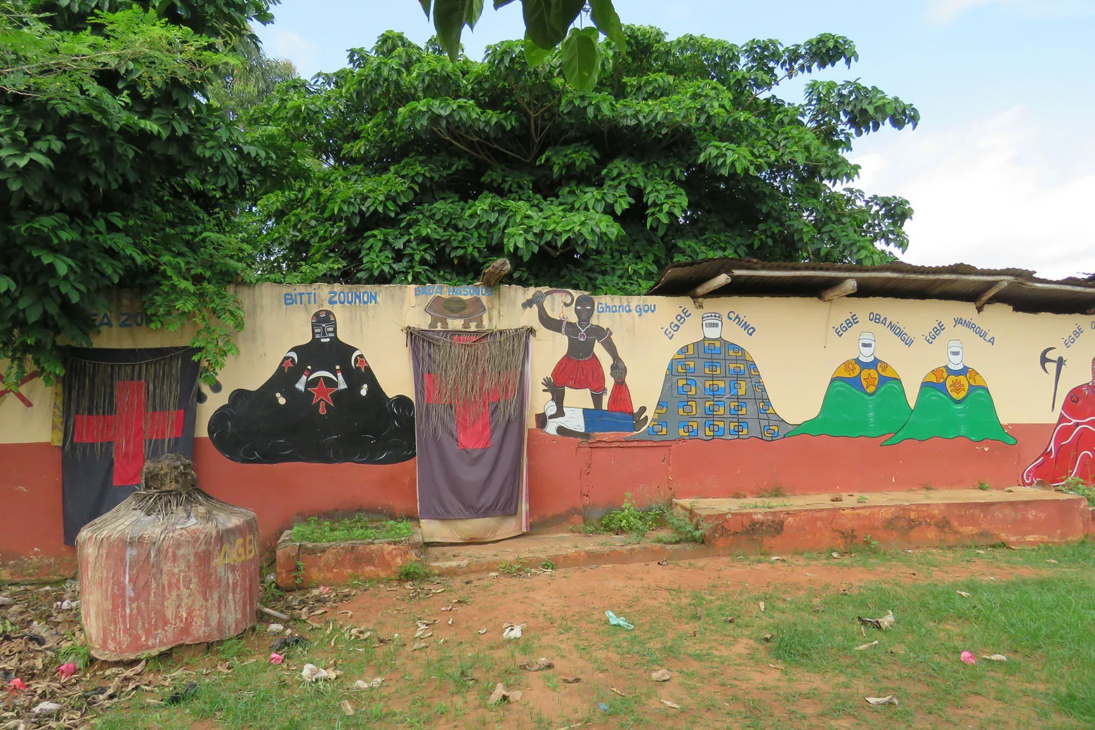La forêt sacrée Abiku de Baba-ègbè Avalou Dossou-Yovo à Ouidah