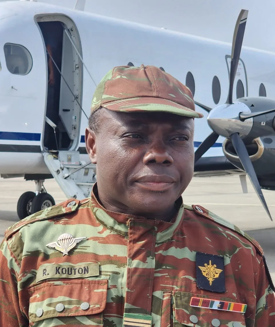 Le Colonel Roland Renaud Kouton, président  d’Adjidja scrabble Club