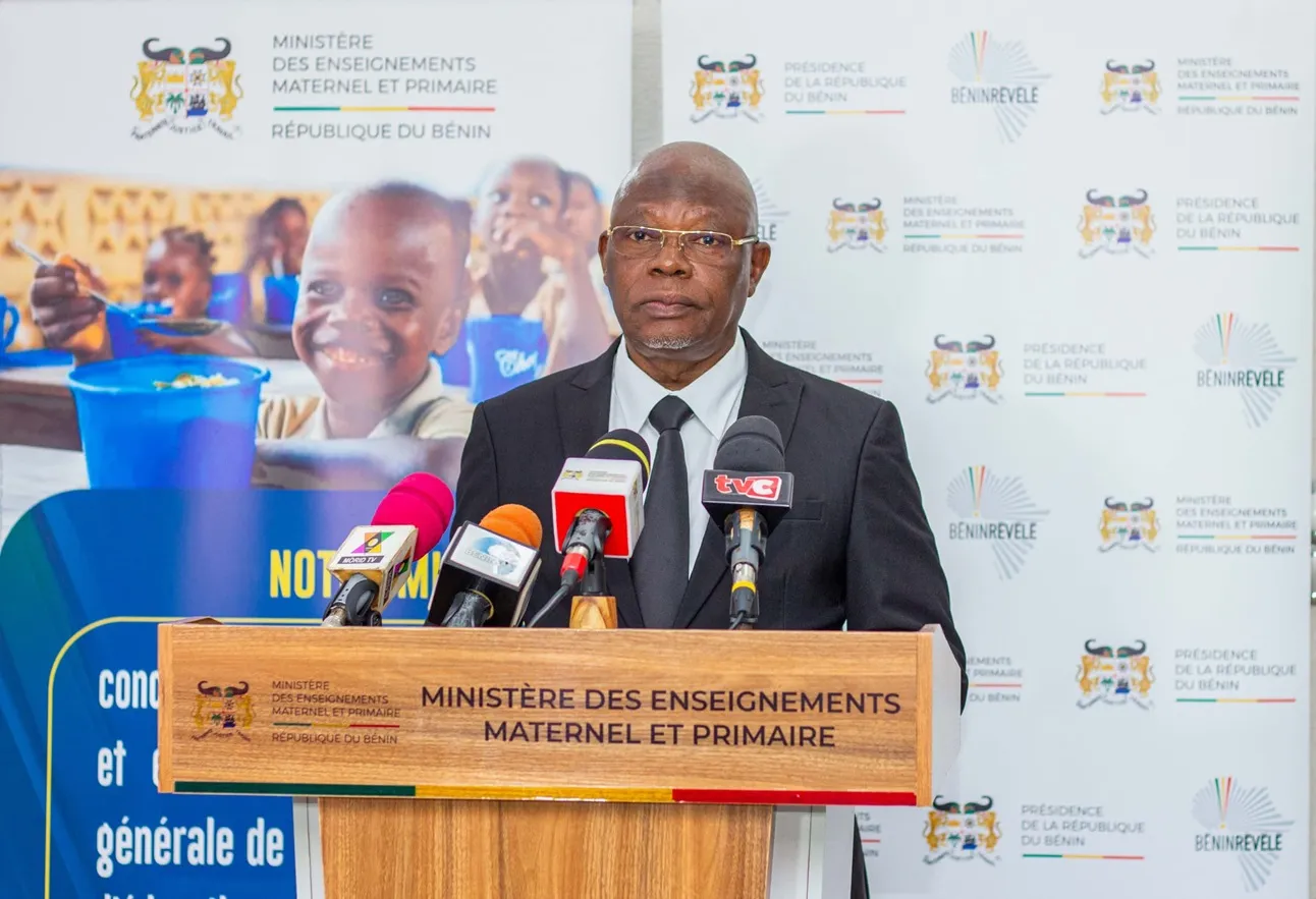 Salimane Karimou, ministre  des Enseignements Maternel et  Primaire