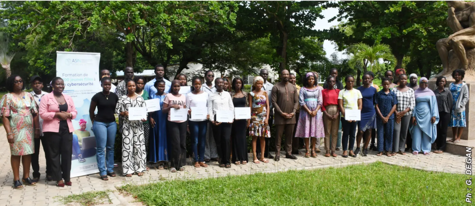 Durant ces trois jours, les participantes ont acquis les bases de la cybersécurité