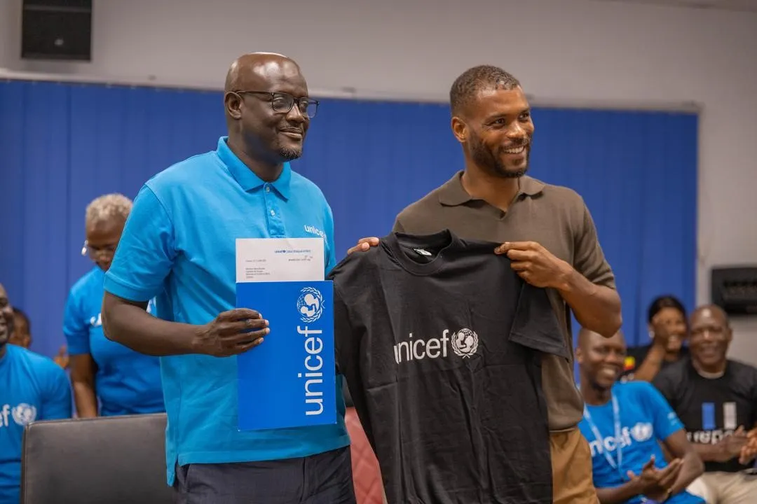 Steve Mounié nommé Champion Unicef Bénin