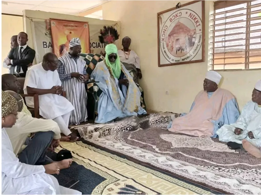 Visite de Patrice Talon à Nikki