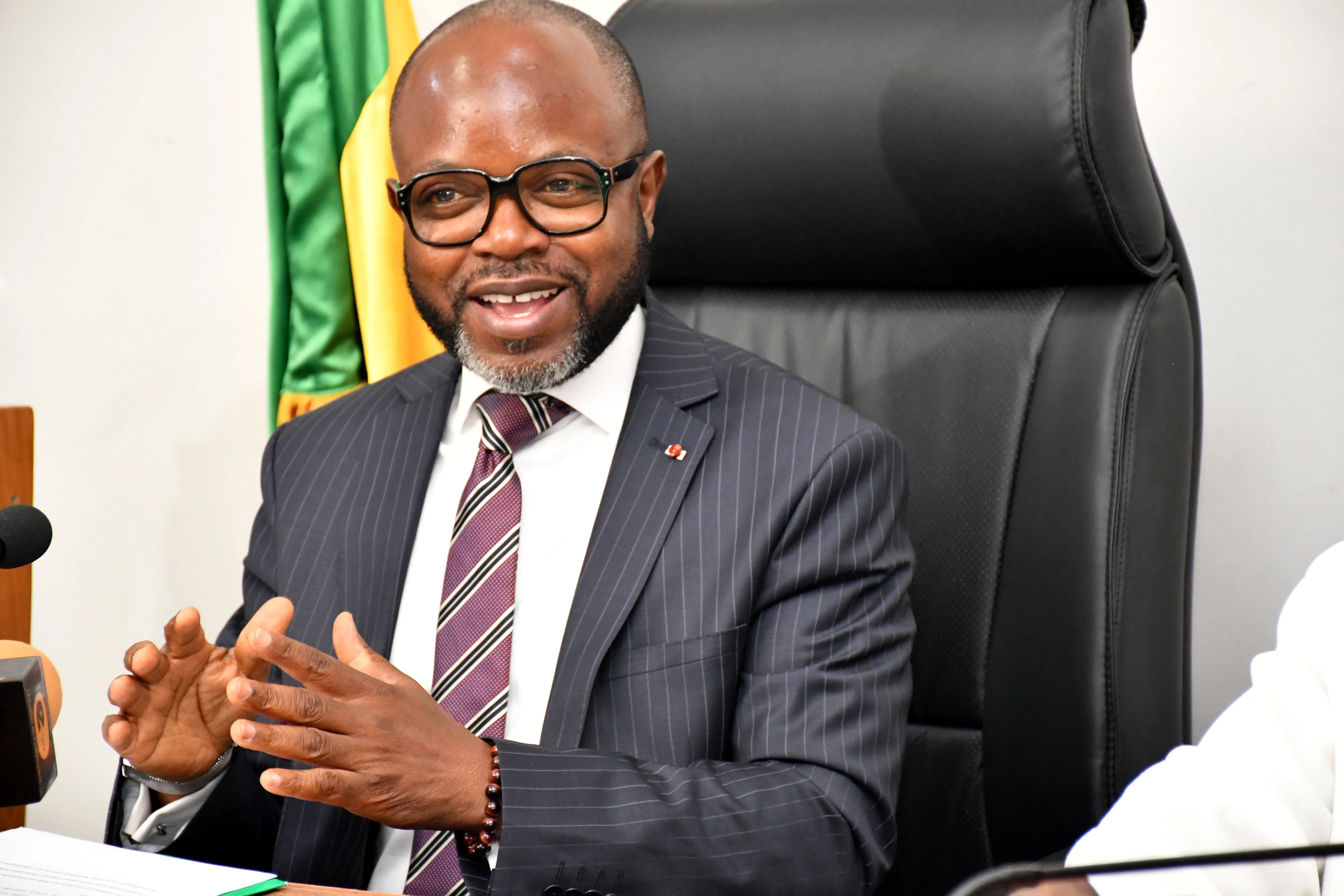 Conrad Gbaguidi, président du Ces