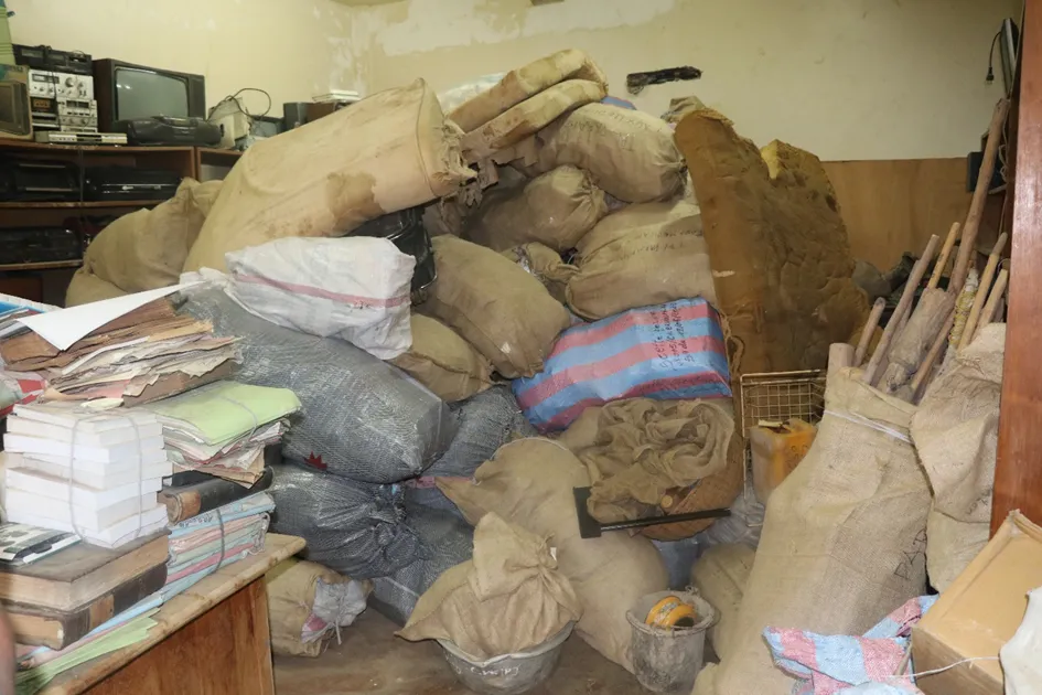 Des scellés au Tribunal de première instance de première classe de Parakou attendant d’être enlevés