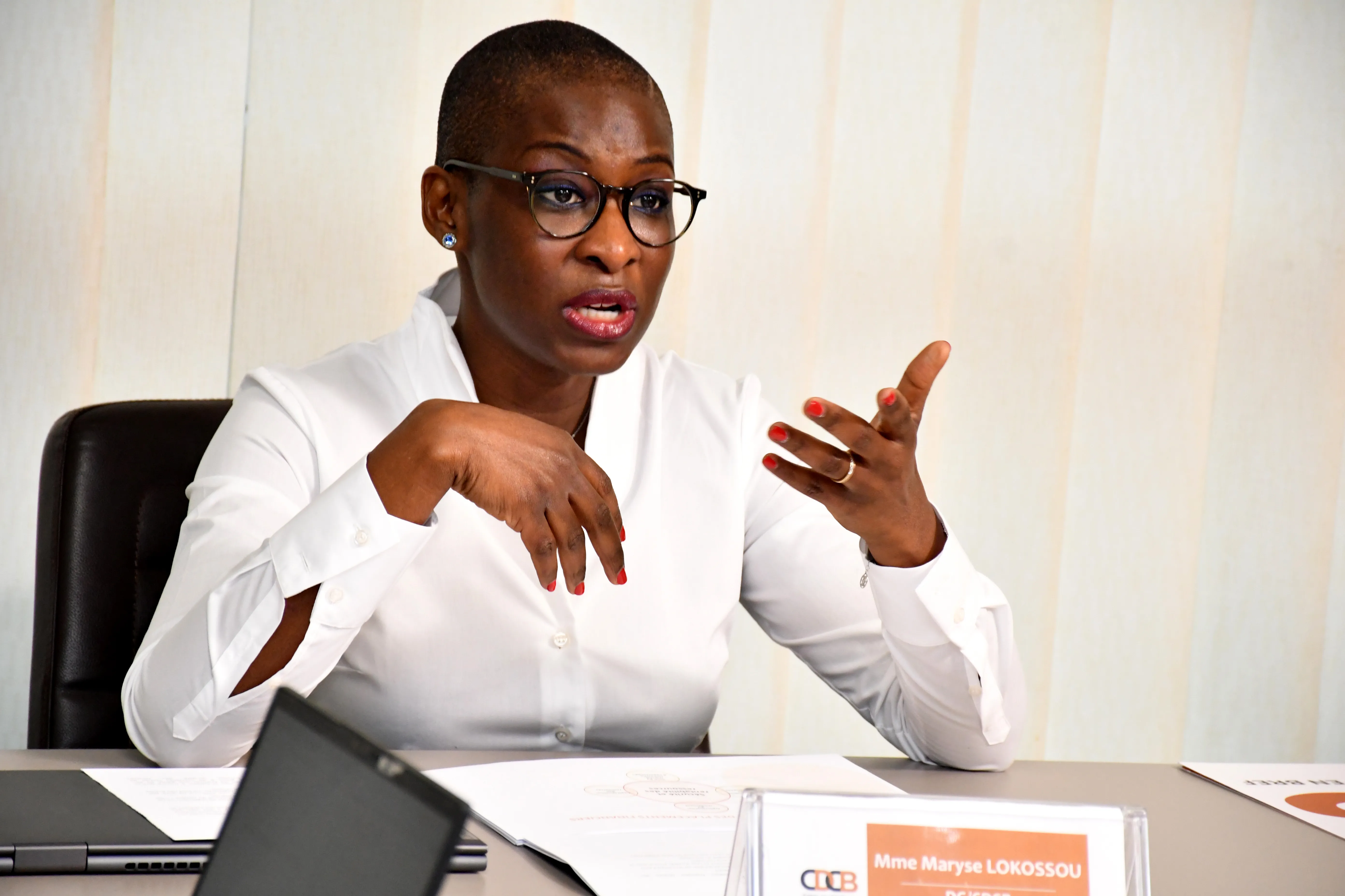 Maryse Lokossou, directrice de la Caisse des dépôts et consignations