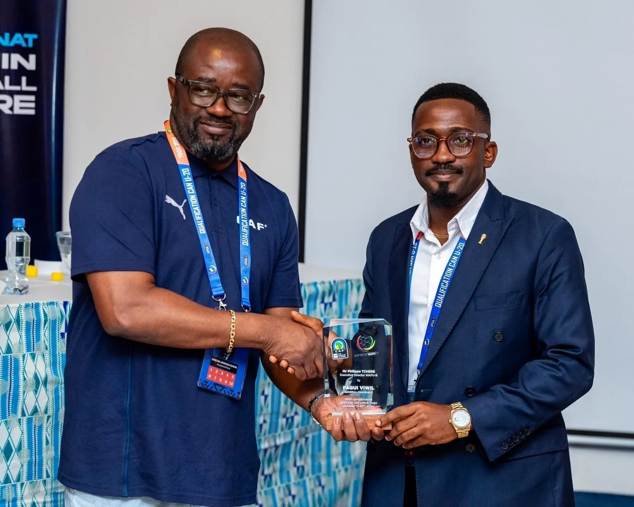 Viwil Paqui (à droite), la compétence béninoise au cœur de l’organisation au Maroc