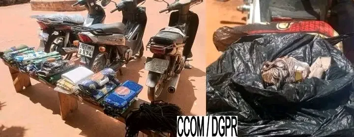 Vol et recel de motocyclettes à Tori-Bossito