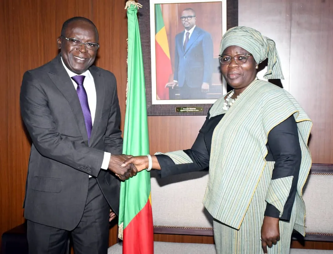 Abdoulaye Bio Tchané présente sa vision à la Vice-présidente de la République
